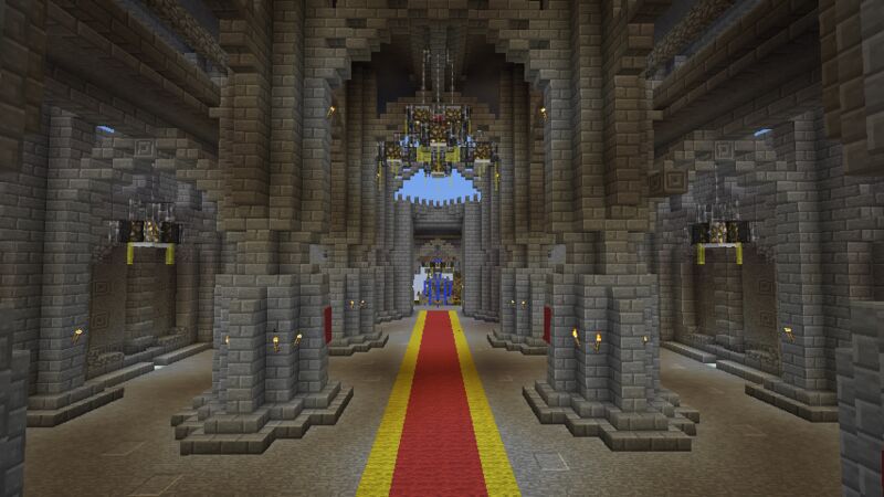 The view from the spawn throne