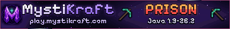 MystiKraft: Prison, Minigames, Survival, Creative MystiKraft